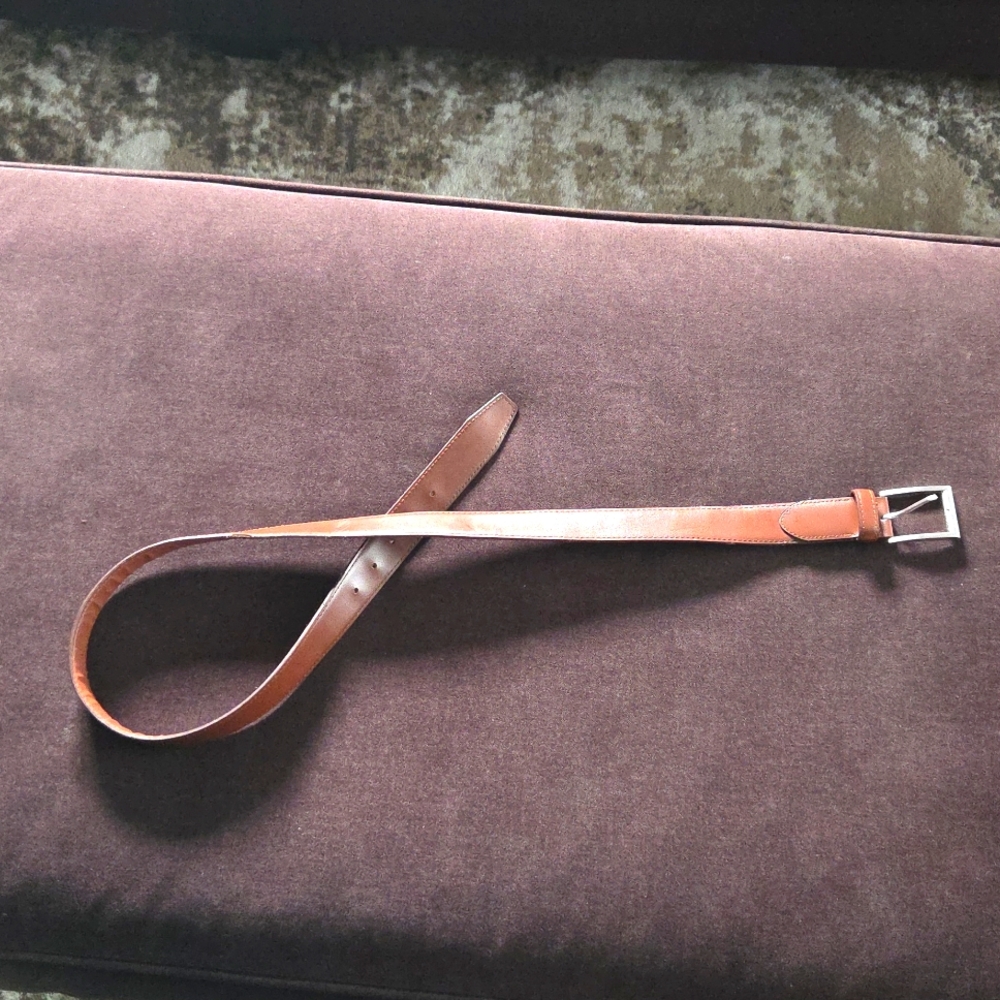 Men's Vangelo Tan Leather Belt - Size 40"